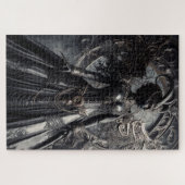 Steampunk Fantasy Duisternis Demon Mode Legpuzzel (Horizontaal)