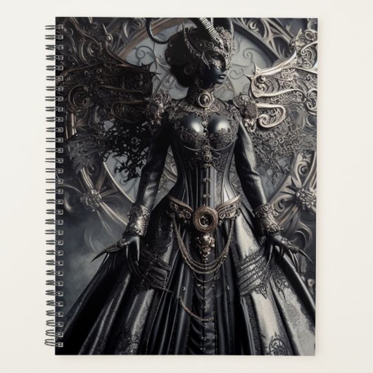 Steampunk Fantasy Duisternis Demon Mode Planner (Voorkant)
