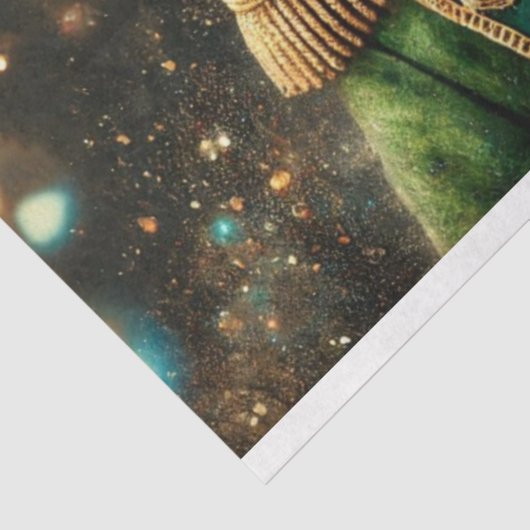 Steampunk Fantasy Lion Decoupage Tissuepapier (Detail)