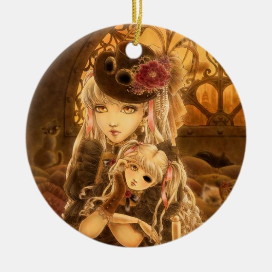 Steampunk Fantasy Ornament (Voorkant)