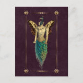 Steampunk Fantasy Peacock Briefkaart (Voorkant)