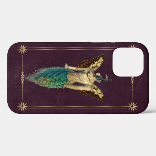 Steampunk Fantasy Peacock Case-Mate iPhone Case (Achterkant (horizontaal))