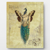 Steampunk Fantasy Peacock Gold Fotoplaat (Voorkant)