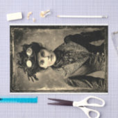 Steampunk Fantasy Woman Photo Styl DX4LF Decoupage Tissuepapier (Craft)