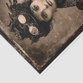 Steampunk Fantasy Woman Photo Styl DX4R Decoupage Tissuepapier (Detail)