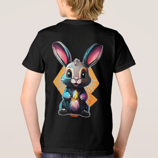 Steampunk Feline Tri-Blend Shirt (Achterkant)