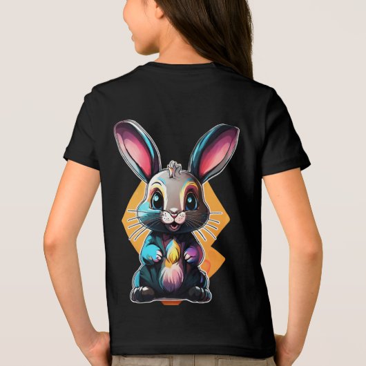 Steampunk Feline Tri-Blend Shirt (Achterkant)