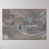 Steampunk Fiddle Strand Poster (Voorkant)