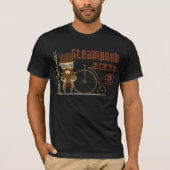 Steampunk-fietser T-shirt (Voorkant)