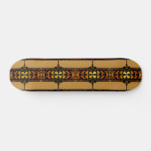 Steampunk filigraan symmetrische zen lijnen grafis persoonlijk skateboard (Horizontaal)