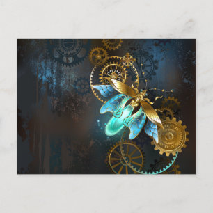 Steampunk Firefly Aankondigingskaart
