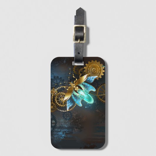 Steampunk Firefly Bagagelabel (Voorkant (verticaal))