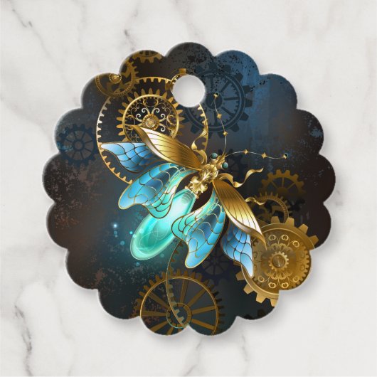 Steampunk Firefly Bedankjes Labels (Voorkant)
