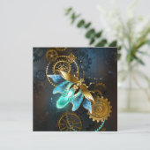Steampunk Firefly Bedankkaart (Staand voorkant)