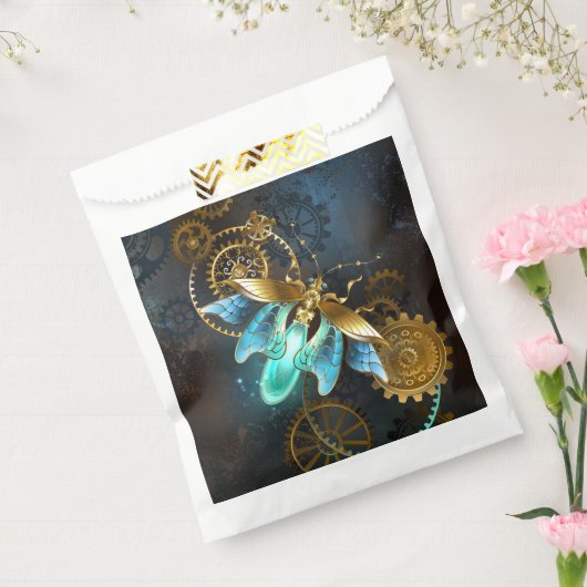 Steampunk Firefly Bedankzakje (Gezegeld)