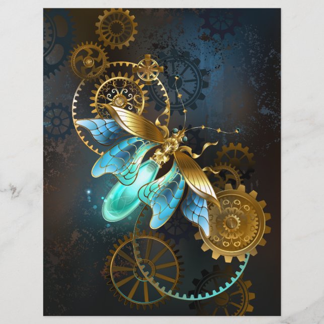 Steampunk Firefly Briefhoofd (Voorkant)