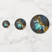 Steampunk Firefly Confetti (Achterkanten)