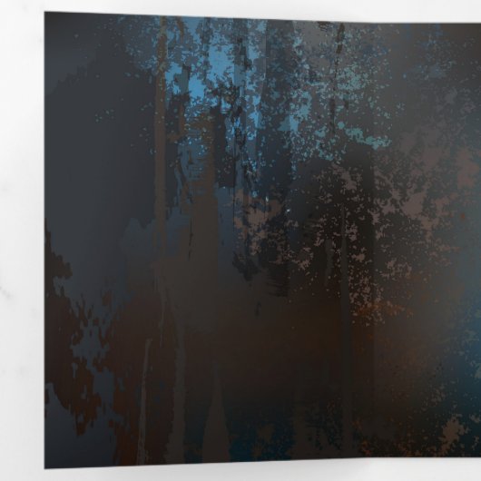 Steampunk Firefly Drieluik Wenskaart (Binnenzijde eerst)