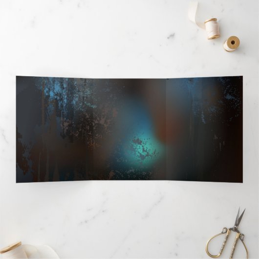 Steampunk Firefly Drieluik Wenskaart (Binnen)