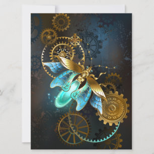Steampunk Firefly Feestdagenkaart