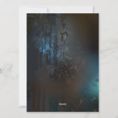 Steampunk Firefly Feestdagenkaart (Achterkant)