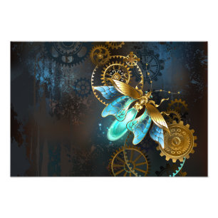 Steampunk Firefly Foto Afdruk