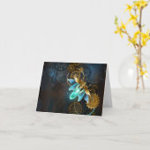 Steampunk Firefly Kaart (Gele Bloem)