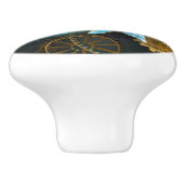 Steampunk Firefly Keramische Knop (Zijkant)