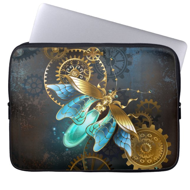 Steampunk Firefly Laptop Sleeve (Voorkant)