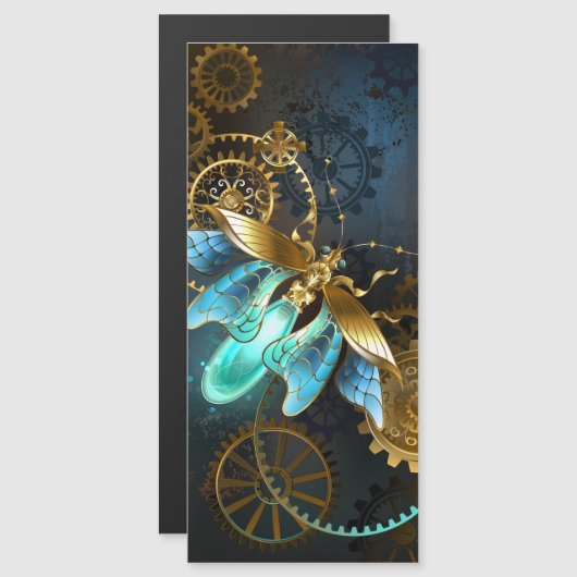 Steampunk Firefly Magnetische Uitnodiging (Voorkant / Achterkant)