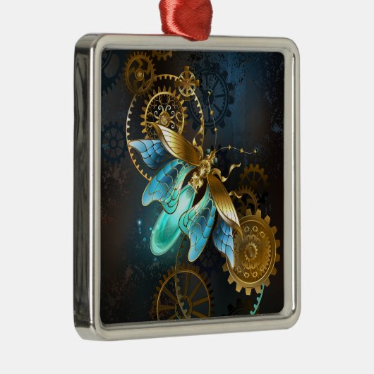Steampunk Firefly Metalen Ornament (Rechts)