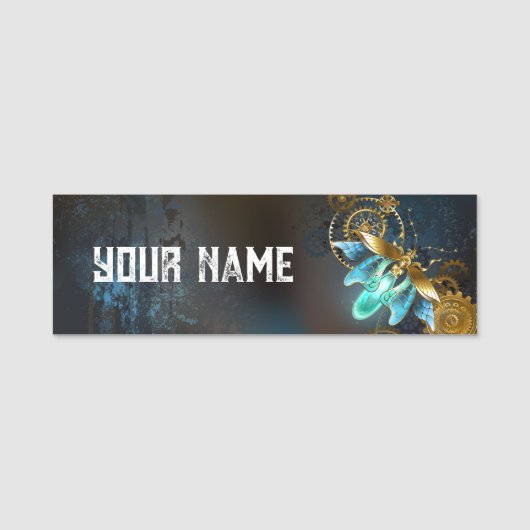 Steampunk Firefly Naamplaatje (Voorkant)