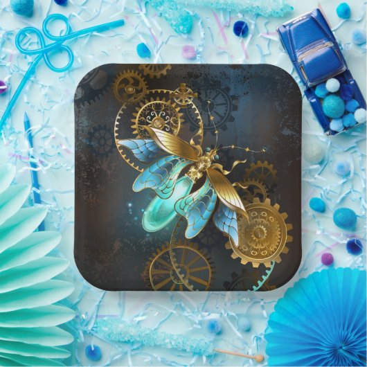 Steampunk Firefly Papieren Bordje (Feest)