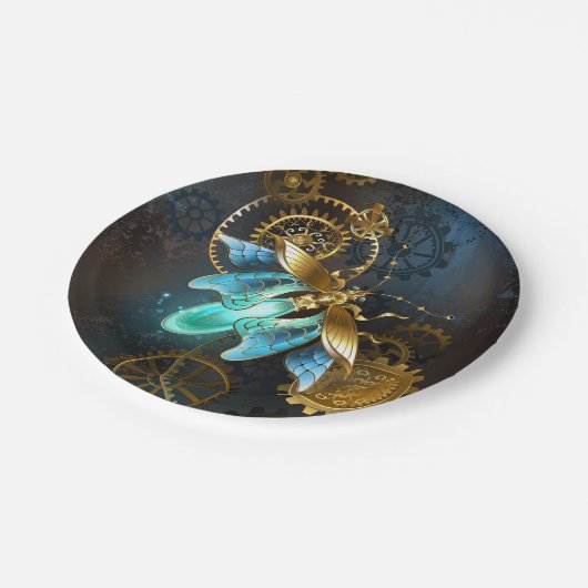 Steampunk Firefly Papieren Bordje (Gekanteld)