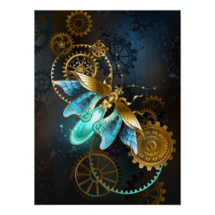 Steampunk Firefly Perfect Poster