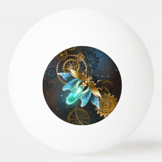 Steampunk Firefly Pingpongbal (Achterkant)