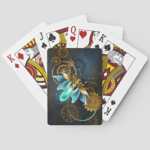 Steampunk Firefly Pokerkaarten