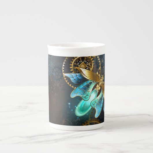 Steampunk Firefly Porselein Kop (Voorkant)