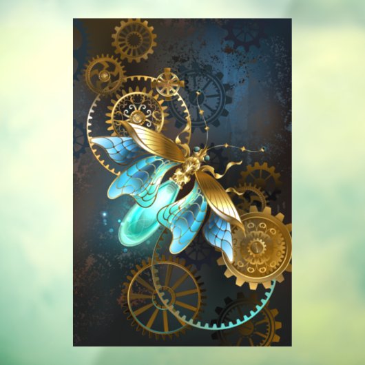 Steampunk Firefly Raamsticker (Vel 3)