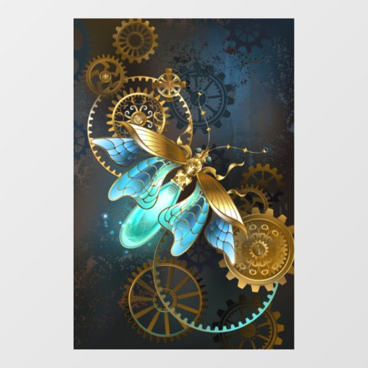 Steampunk Firefly Raamsticker (Vel)