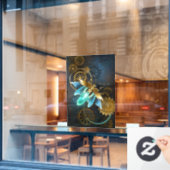 Steampunk Firefly Raamsticker (Cafe Raam)