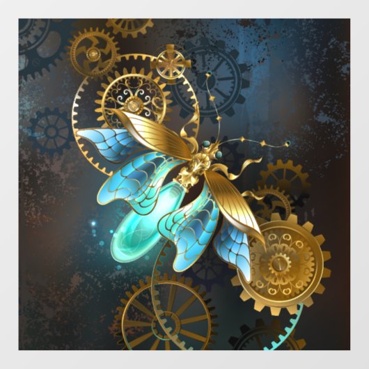 Steampunk Firefly Raamsticker (Vel)