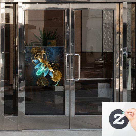 Steampunk Firefly Raamsticker (Kantoordeur)