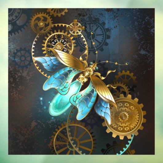 Steampunk Firefly Raamsticker (Vel 3)