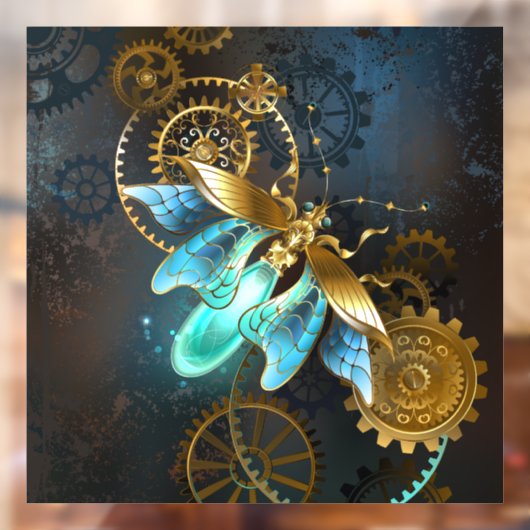 Steampunk Firefly Raamsticker (Vel 2)