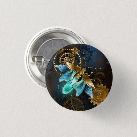 Steampunk Firefly Ronde Button 3,2 Cm (Voorkant /achterkant)