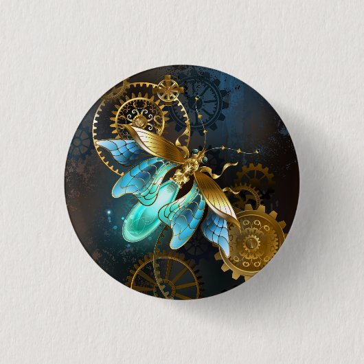 Steampunk Firefly Ronde Button 3,2 Cm (Voorkant)