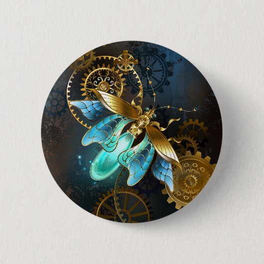 Steampunk Firefly Ronde Button 5,7 Cm (Voorkant)