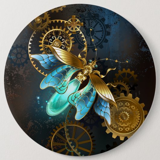 Steampunk Firefly Ronde Button 6,0 Cm (Voorkant)