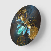 Steampunk Firefly Ronde Klok (Hoek)